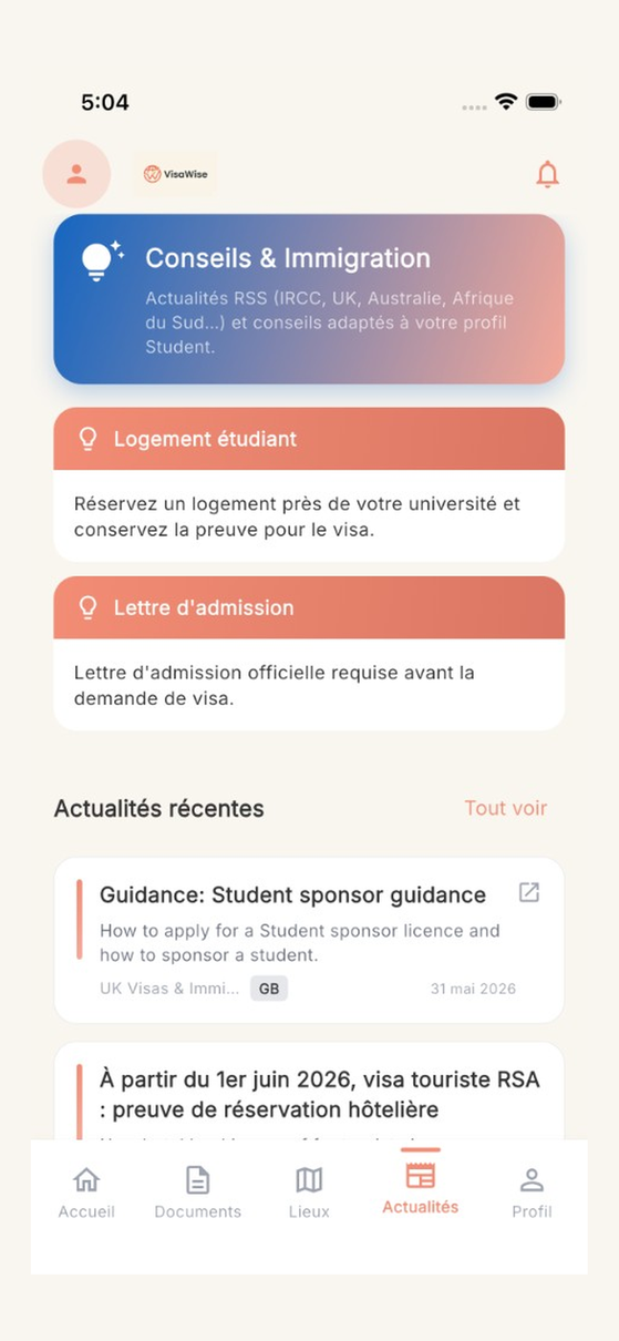 Actualités
